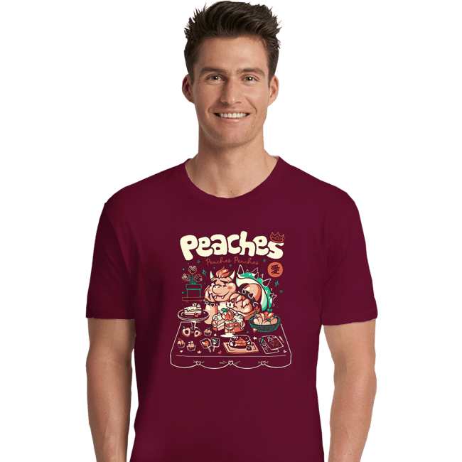 Daily_Deal_Shirts Premium Shirts, Unisex / Small / Maroon Peaches Peaches Peaches