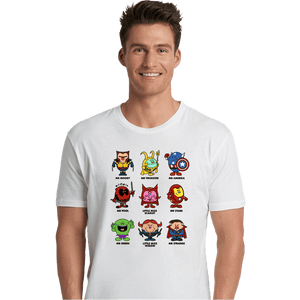 Secret_Shirts Premium Shirts, Unisex / Small / White Marvels