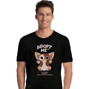 Shirts Premium Shirts, Unisex / Small / Black Adopt Me