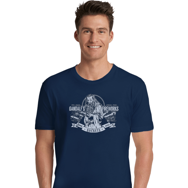 Secret_Shirts Premium Shirts, Unisex / Small / Navy Gandalf's Fireworks