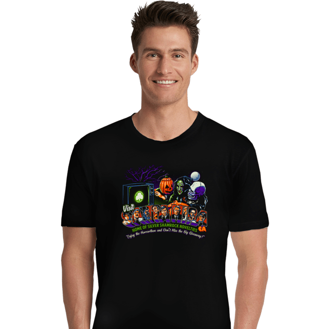 Daily_Deal_Shirts Premium Shirts, Unisex / Small / Black Enjoy the Horrorthon in Santa Mira