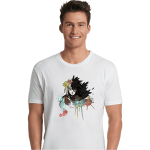 Secret_Shirts Premium Shirts, Unisex / Small / White Howl Watercolors