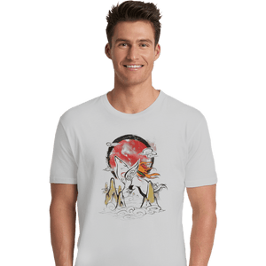 Shirts Premium Shirts, Unisex / Small / White Okami Ink