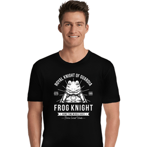 Shirts Premium Shirts, Unisex / Small / Black Frog Knight