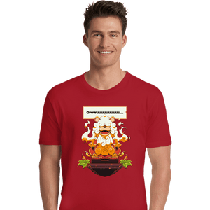 Shirts Premium Shirts, Unisex / Small / Red Hisuian Growlithe