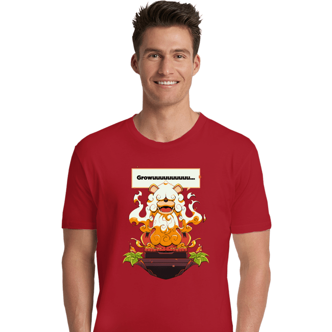 Shirts Premium Shirts, Unisex / Small / Red Hisuian Growlithe