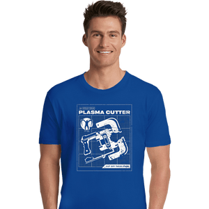 Daily_Deal_Shirts Premium Shirts, Unisex / Small / Royal Blue Plasma Cutter