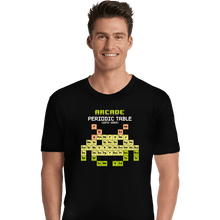 Load image into Gallery viewer, Daily_Deal_Shirts Premium Shirts, Unisex / Small / Black Arcade Periodic Table
