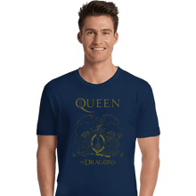 Load image into Gallery viewer, Shirts Premium Shirts, Unisex / Small / Navy Queen Of Dragons
