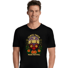 Load image into Gallery viewer, Daily_Deal_Shirts Premium Shirts, Unisex / Small / Black Clock Town Mask Festival
