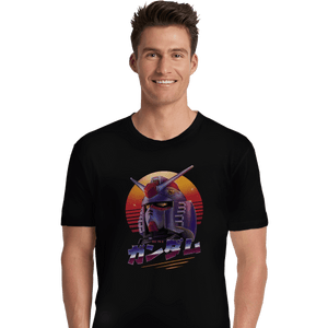 Shirts Premium Shirts, Unisex / Small / Black Retro 80s RX 78 2 Gundam