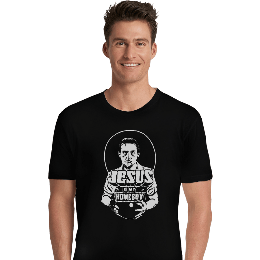Shirts Premium Shirts, Unisex / Small / Black Jesus is My Homeboy