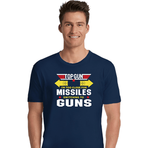 Shirts Premium Shirts, Unisex / Small / Navy Switching To Guns