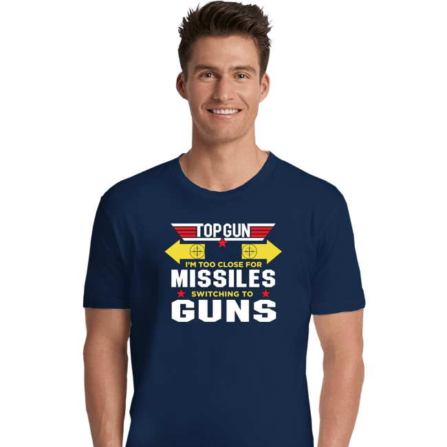 Shirts Premium Shirts, Unisex / Small / Navy Switching To Guns