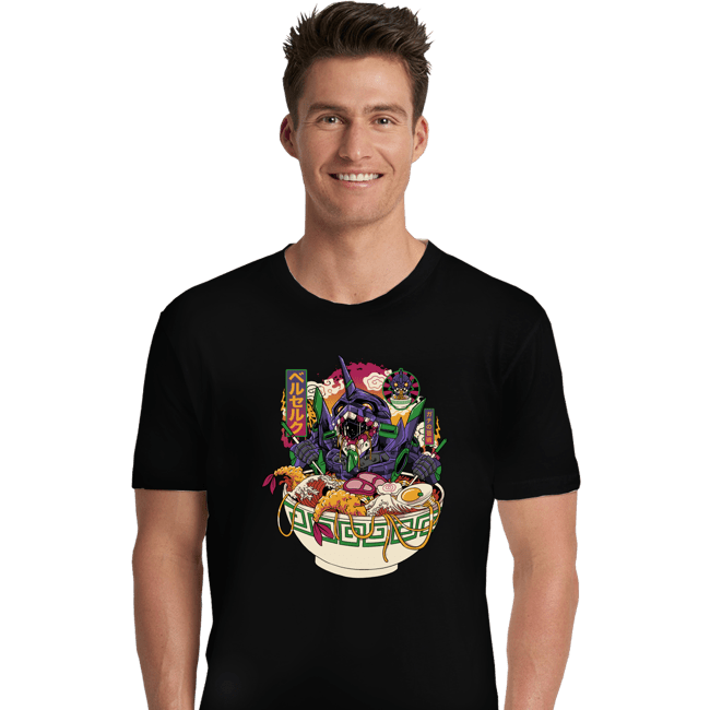 Daily_Deal_Shirts Premium Shirts, Unisex / Small / Black Ramen EVA
