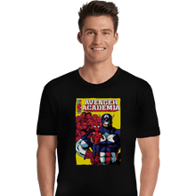 Load image into Gallery viewer, Shirts Premium Shirts, Unisex / Small / Black Avenger Academia
