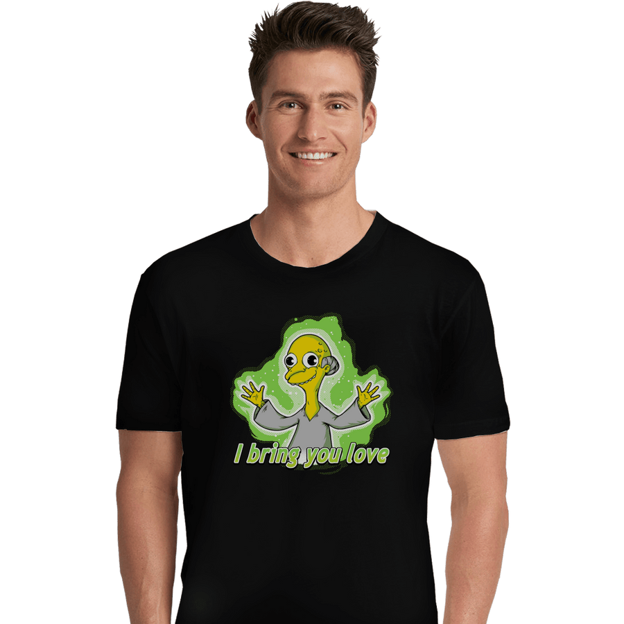 Shirts Premium Shirts, Unisex / Small / Black I Bring You Love