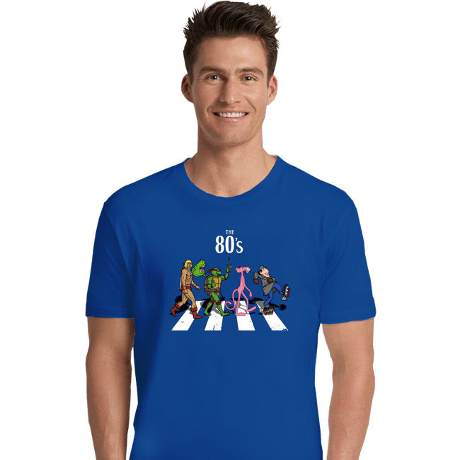 Daily_Deal_Shirts Premium Shirts, Unisex / Small / Royal Blue The 80's Road
