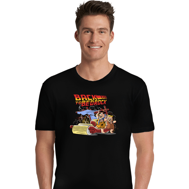 Daily_Deal_Shirts Premium Shirts, Unisex / Small / Black Back to Bedrock