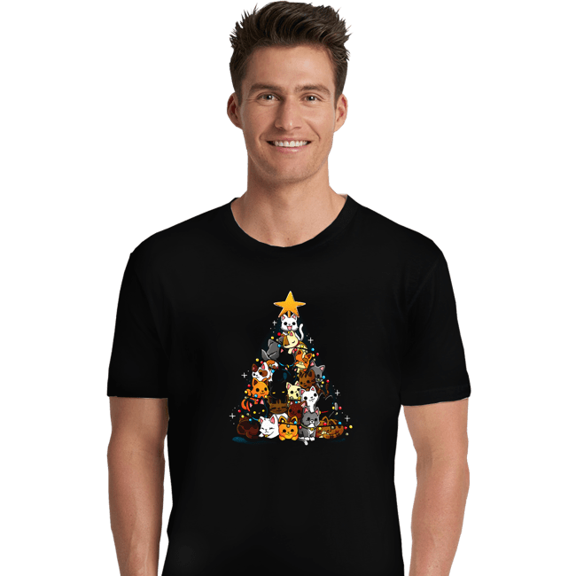 Daily_Deal_Shirts Premium Shirts, Unisex / Small / Black Christmas Kittens
