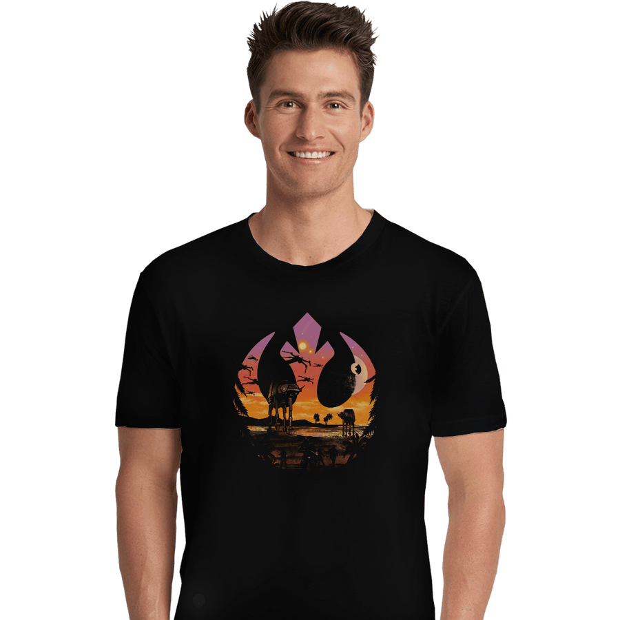 Shirts Premium Shirts, Unisex / Small / Black Rebellion Sunset