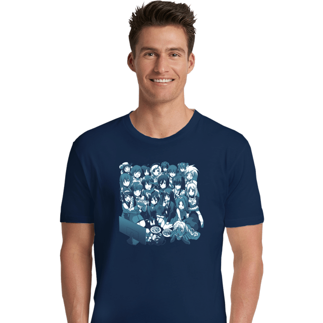 Secret_Shirts Premium Shirts, Unisex / Small / Navy Anime Night