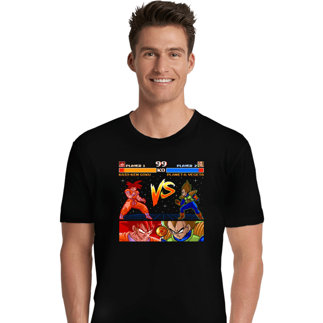 Shirts Premium Shirts, Unisex / Small / Black Goku VS Vegeta Alternate Version