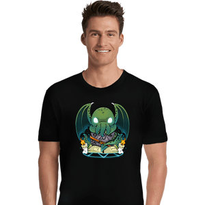 Shirts Premium Shirts, Unisex / Small / Black Demon Dice