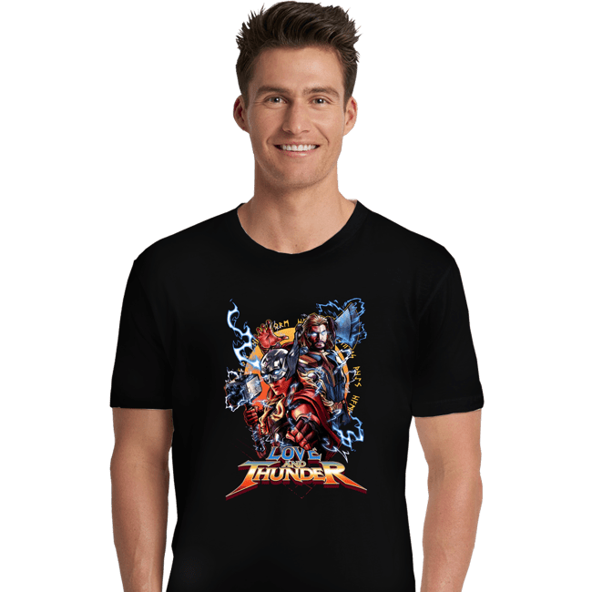 Secret_Shirts Premium Shirts, Unisex / Small / Black Thunder And Love