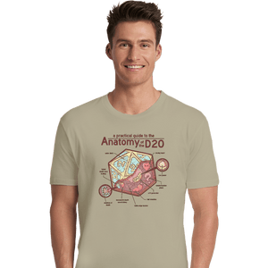 Secret_Shirts Premium Shirts, Unisex / Small / Natural D20 Anatomy