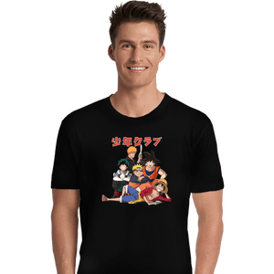 Secret_Shirts Premium Shirts, Unisex / Small / Black Shonen Club