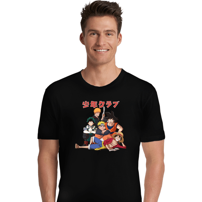 Secret_Shirts Premium Shirts, Unisex / Small / Black Shonen Club