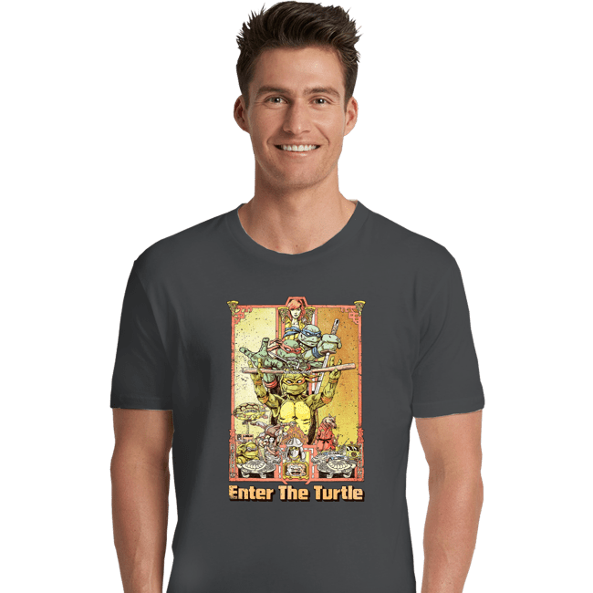 Secret_Shirts Premium Shirts, Unisex / Small / Charcoal Enter The Turtles
