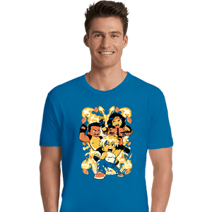 Shirts Premium Shirts, Unisex / Small / Sapphire Heroes Of Rage