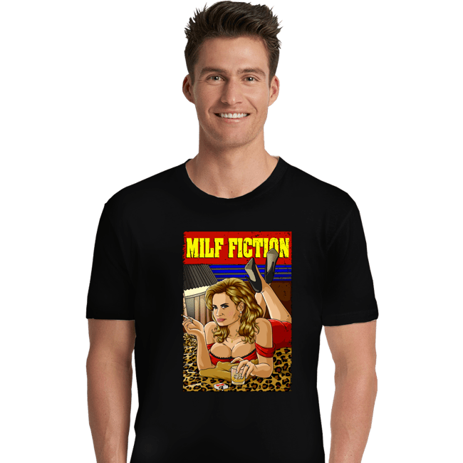 Secret_Shirts Premium Shirts, Unisex / Small / Black Milf Fiction