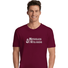 Load image into Gallery viewer, Secret_Shirts Premium Shirts, Unisex / Small / Maroon Muggles And Wizards
