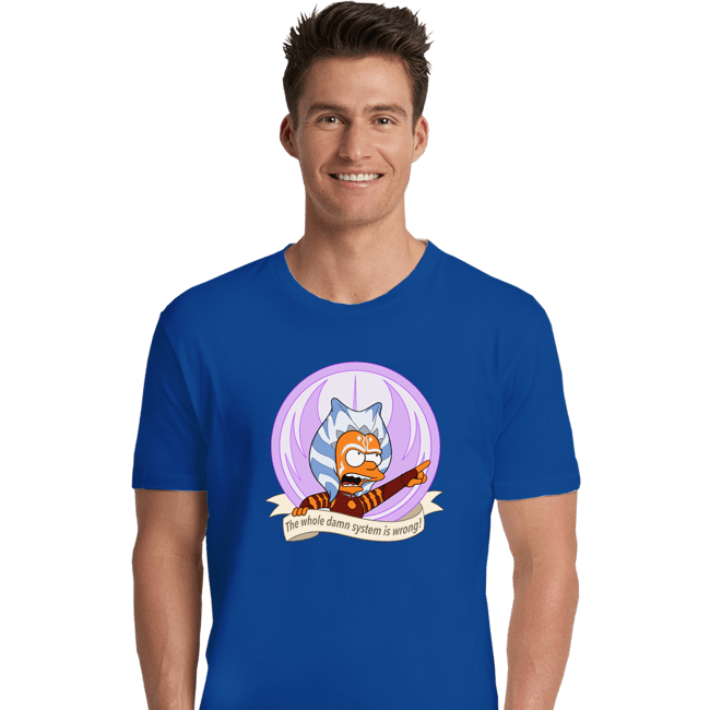 Daily_Deal_Shirts Premium Shirts, Unisex / Small / Royal Blue Angry Padawan