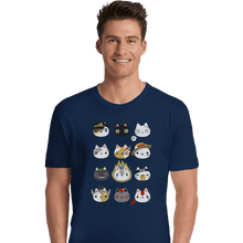 Load image into Gallery viewer, Shirts Premium Shirts, Unisex / Small / Navy Cosplay Cats
