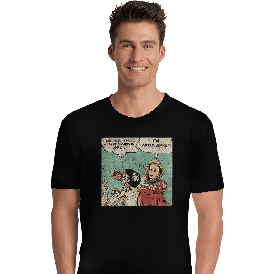 Shirts Premium Shirts, Unisex / Small / Black I'm Captain Marvel!