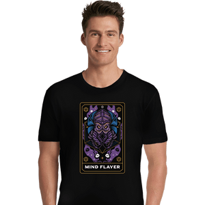 Shirts Premium Shirts, Unisex / Small / Black Mind Flayer Tarot