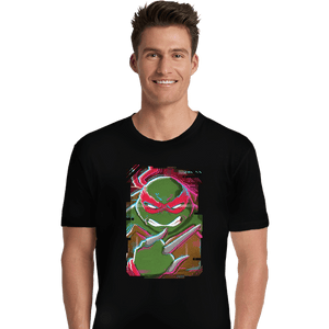 Daily_Deal_Shirts Premium Shirts, Unisex / Small / Black Glitch Raphael