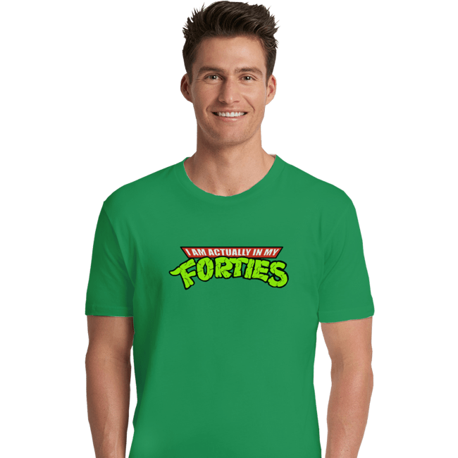 Shirts Premium Shirts, Unisex / Small / Irish Green I Am Actually In My Forties