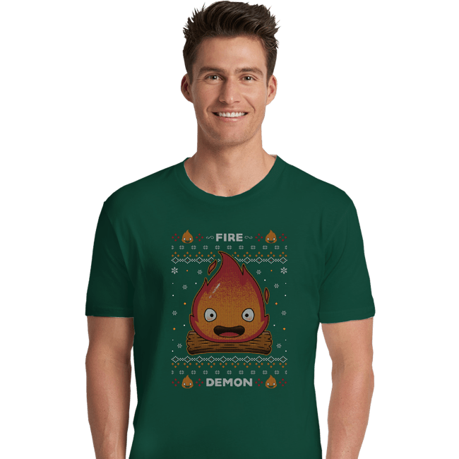 Secret_Shirts Premium Shirts, Unisex / Small / Forest Fire Demon Christmas