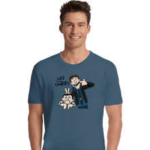 Load image into Gallery viewer, Secret_Shirts Premium Shirts, Unisex / Small / Indigo Blue Jake &amp; Charles
