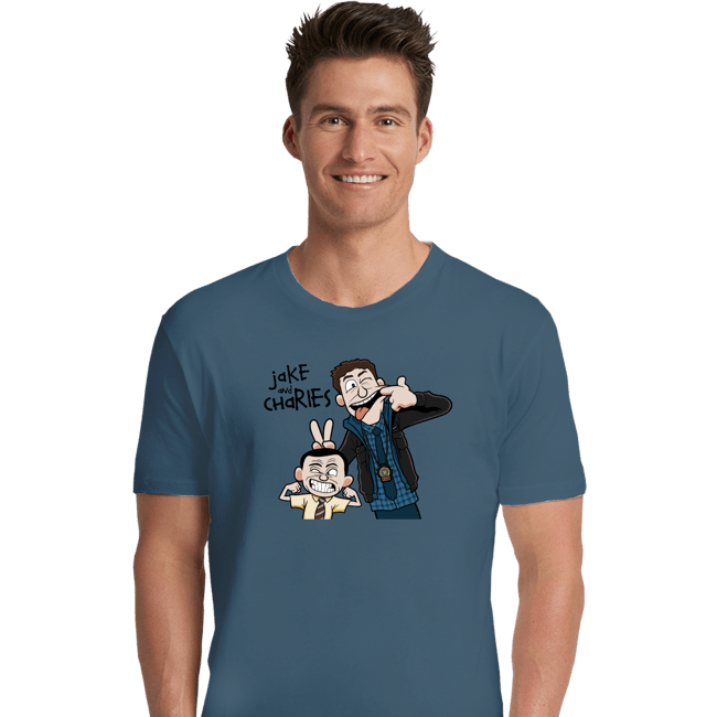 Secret_Shirts Premium Shirts, Unisex / Small / Indigo Blue Jake & Charles