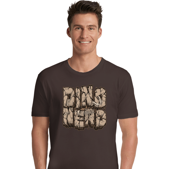Shirts Premium Shirts, Unisex / Small / Dark Chocolate Dino Nerd