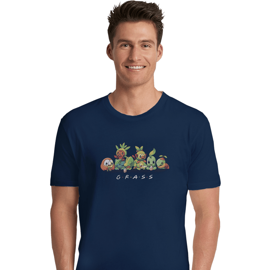 Shirts Premium Shirts, Unisex / Small / Navy Grass Friends