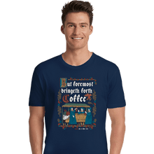 Load image into Gallery viewer, Daily_Deal_Shirts Premium Shirts, Unisex / Small / Navy Illuminated Coffee
