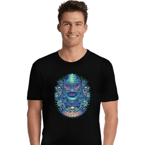 Shirts Premium Shirts, Unisex / Small / Black Neon Creature