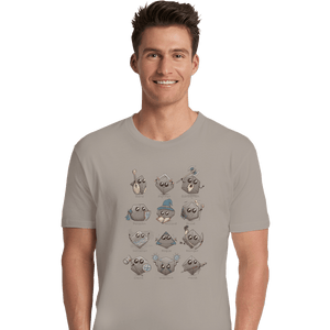 Shirts Premium Shirts, Unisex / Small / Sand Kawaii DnD Classes